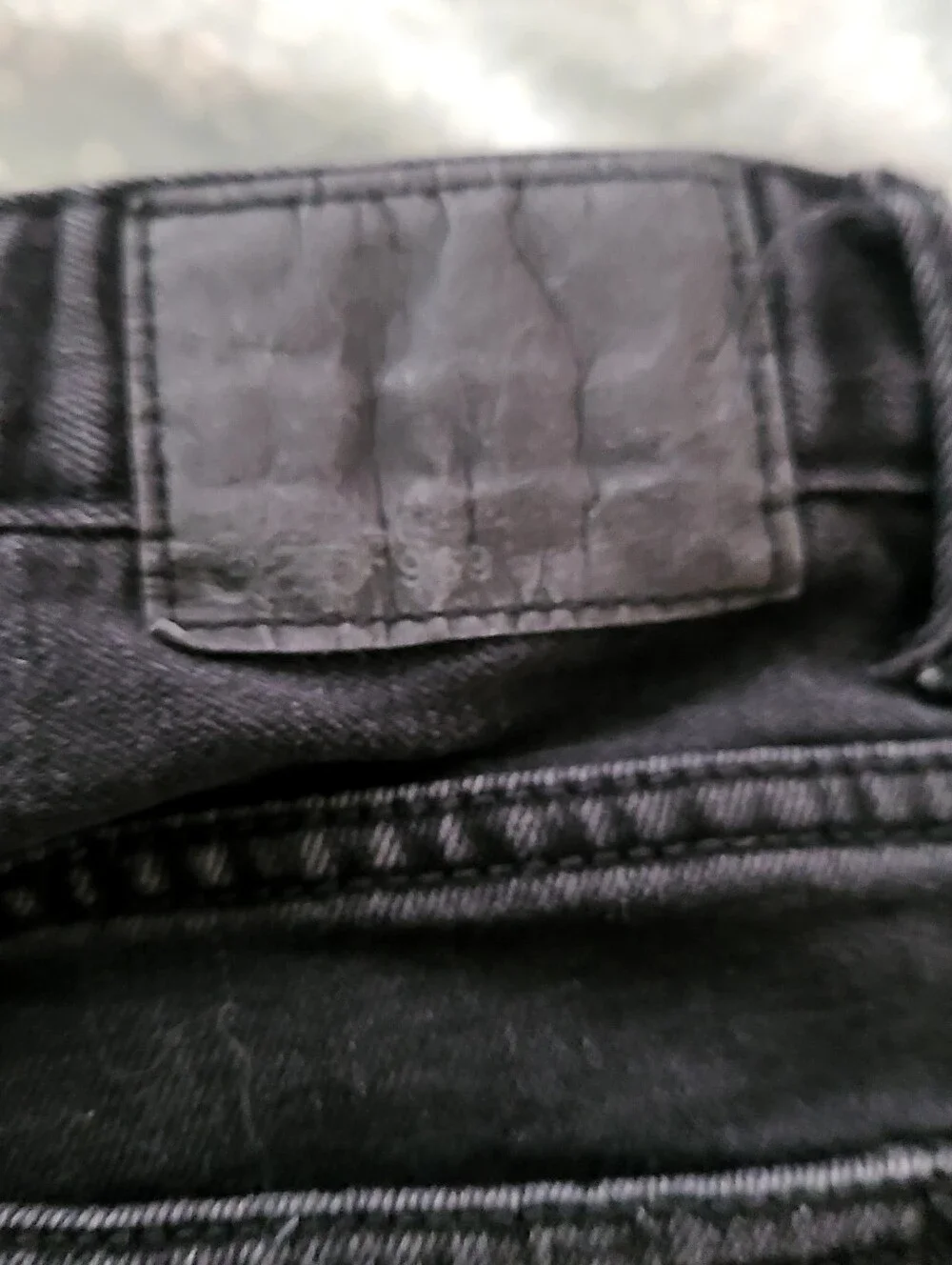 Gap Boys Black Straight-Leg Denim Jeans Sz 12